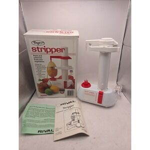 Vintage Dazey Stripper Automatic Fruit & Vegetable Peeler w/ Box Model #12021